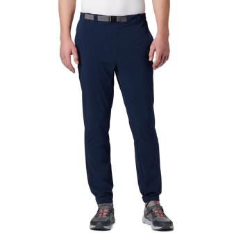 Columbia Lodge Woven Jogger, Pantalones Azul Marino Para Hombre | 180739-BLD